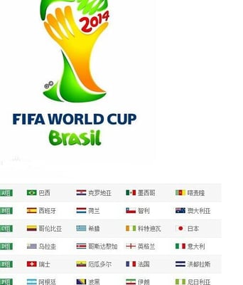 2014世界杯小组赛